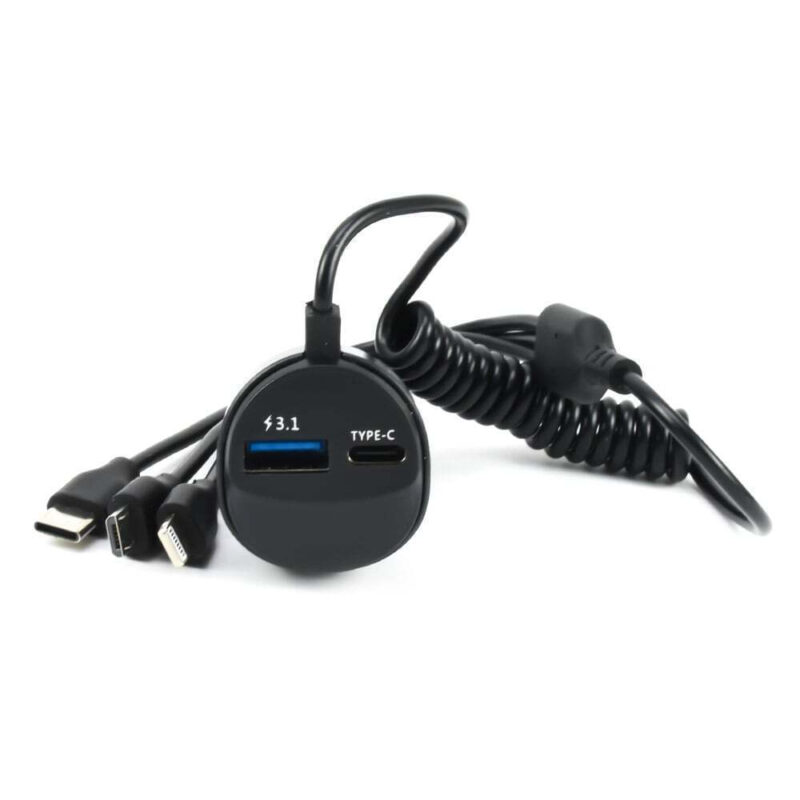 Andowl FM Transmitter Αυτοκινήτου με Type-C Q-C70