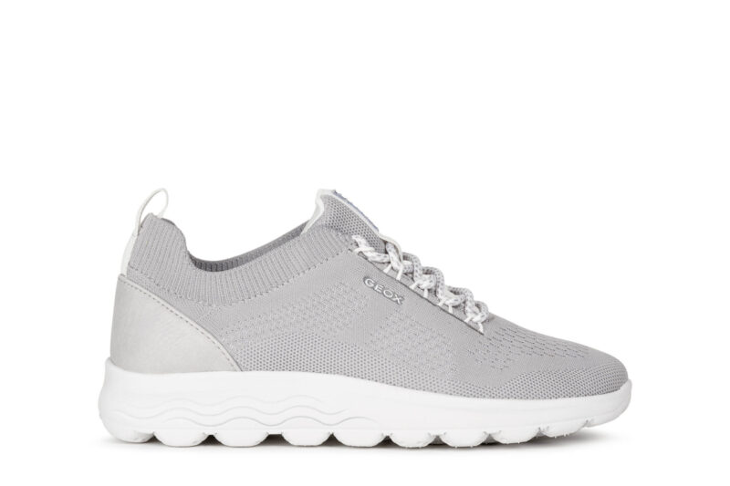 Geox Spherica Γυναικεία Ανατομικά Sneakers Γκρι D15NUA0006KC1010