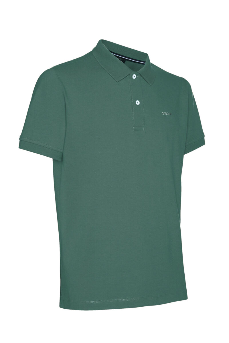 Geox Ανδρικό T-shirt Polo Forest Green M3510BT2649F3221 - Image 3