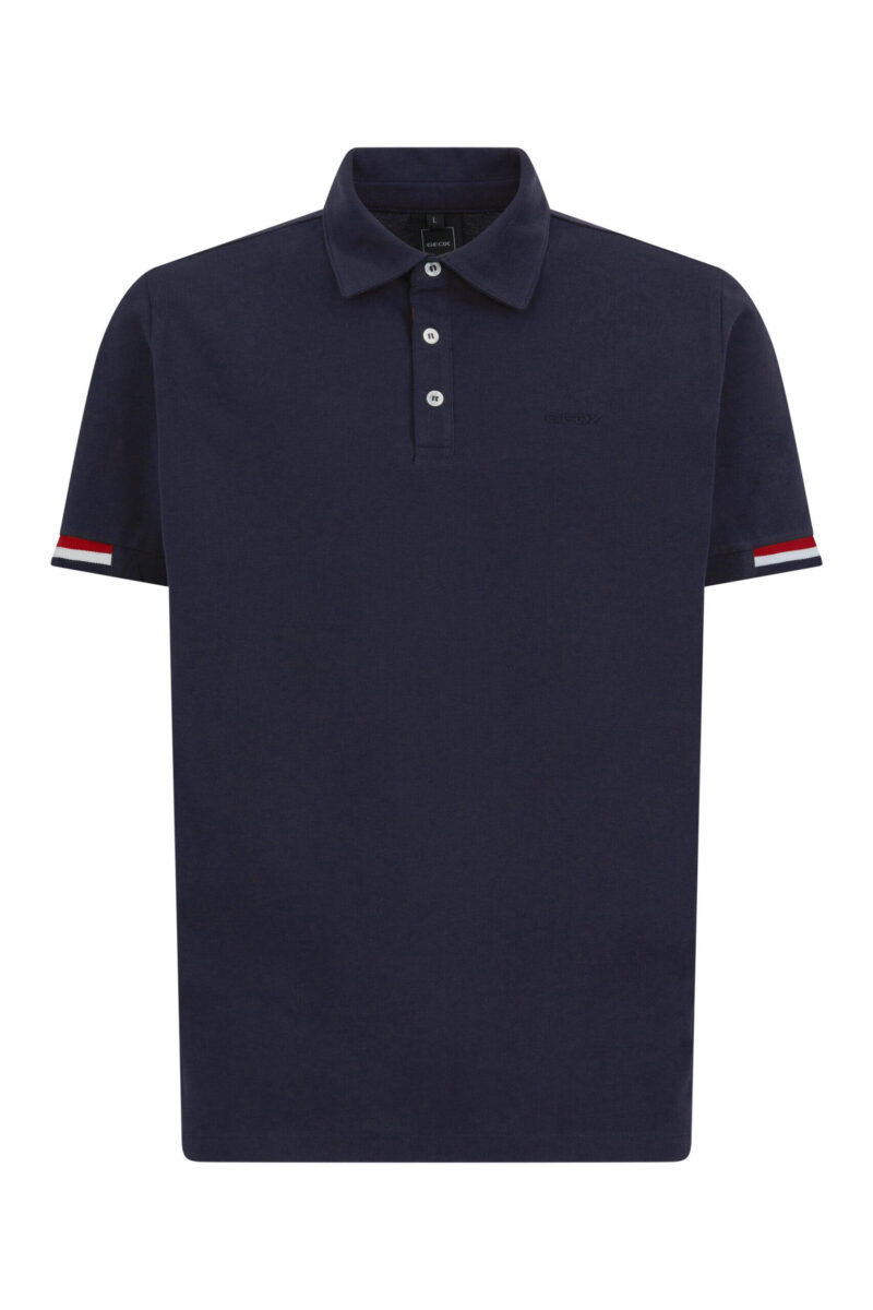 Geox Ανδρικό T-shirt Polo Blue Κωδικός: M4510LT2649F4386