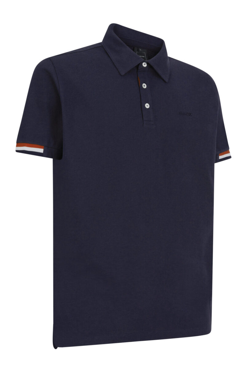 Geox Ανδρικό T-shirt Polo Blue Κωδικός: M4510LT2649F4386 - Image 3