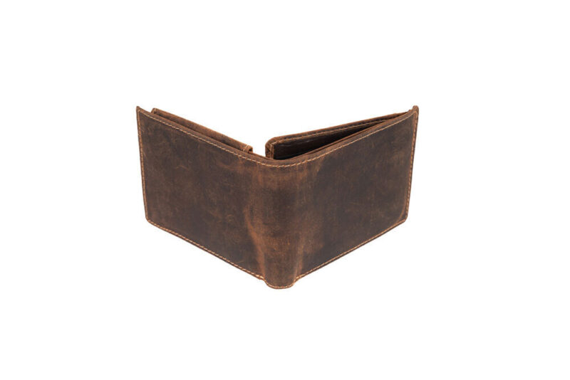 Fetiche Leather 10-926 Δερμάτινο Ανδρικό Πορτοφόλι Καφέ - Image 4