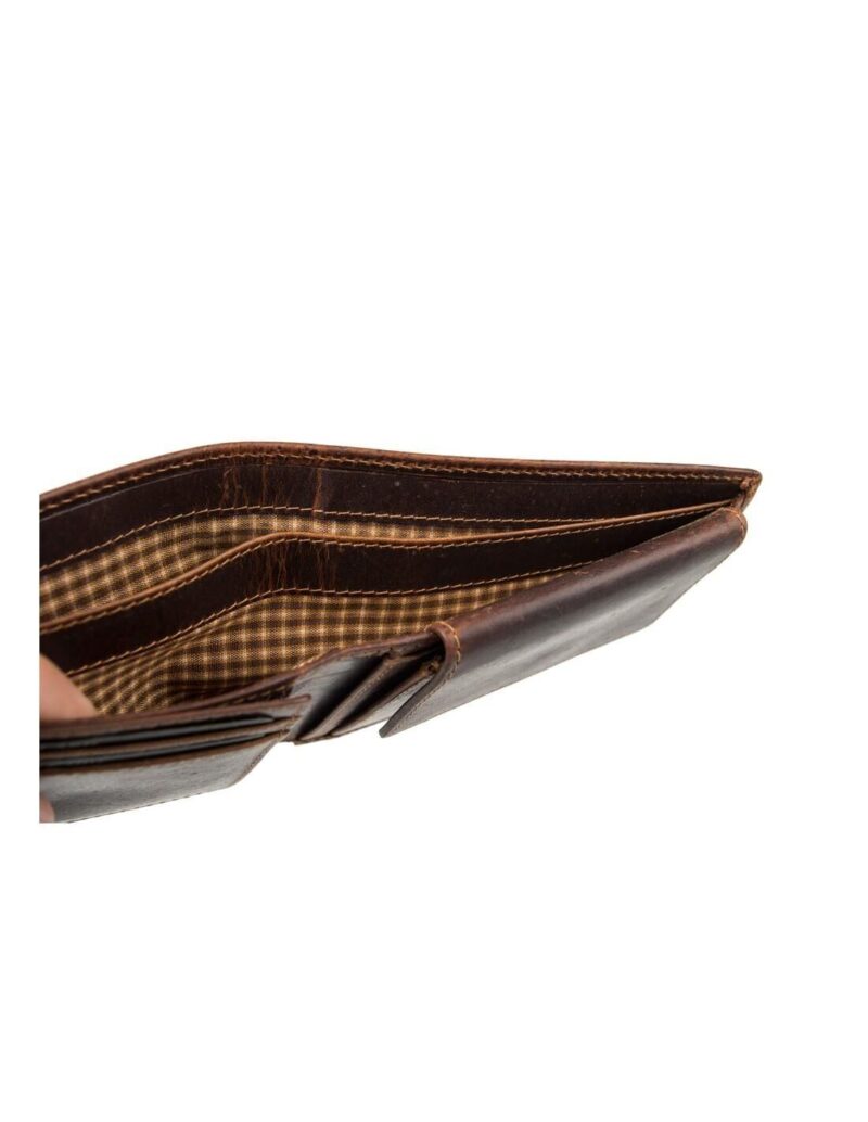 Fetiche Leather Hur 10-926 Δερμάτινο Ανδρικό Πορτοφόλι Καφέ - Image 6