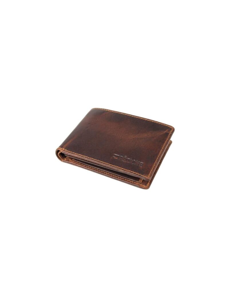 Fetiche Leather Hur 10-926 Δερμάτινο Ανδρικό Πορτοφόλι Καφέ - Image 3