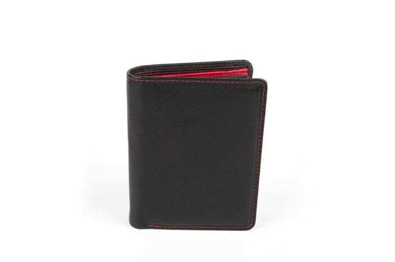 Ανδρικό πορτοφόλι Fetiche Leather μαύρο -  AN 9-543