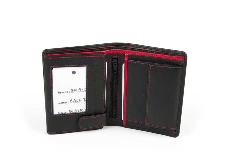 Ανδρικό πορτοφόλι Fetiche Leather μαύρο -  AN 9-543 - Image 3