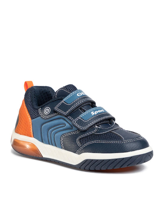 Geox Παιδικά Sneakers Ανατομικά με Σκρατς για Αγόρι Navy J949CD0FE14C0820 - Image 3