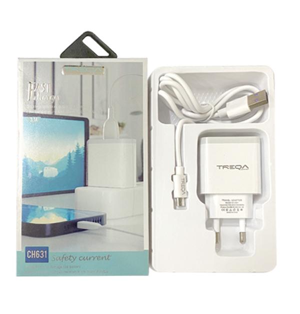 Treqa Φορτιστής CH631 2x θύρες usb | micro [30601332]Κωδικός Προϊόντος: 30601332