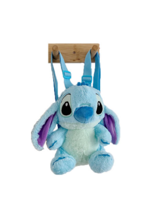 Βελούδινη Παιδική Τσάντα Stitch 28cm Κωδικός: 6666888820945