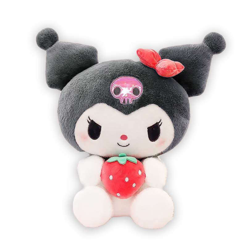 Λούτρινo Hello K ITTY 45cm με φραουλίτσα   k.54966242 - Image 2