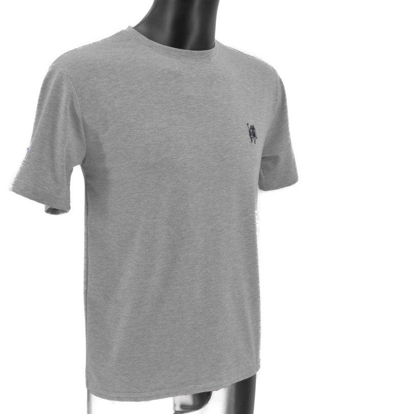 Ανδρικό T-shirt New World Polo Grey K.TS1001 - Image 3