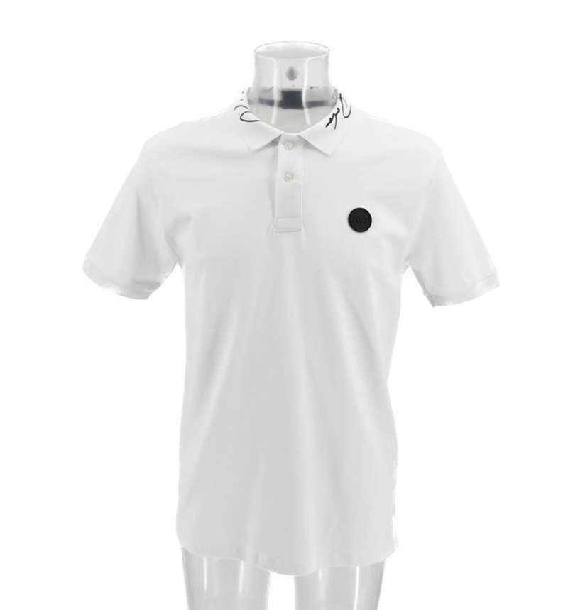 Ανδρικό T-shirt New World Polo White k.22SSM10224 - Image 2