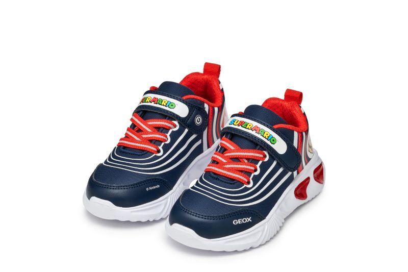 Geox Sneakersγια Αγόρι ΜΕ Φωτάκια  J55DZB02A54C0735 Navy - Image 4