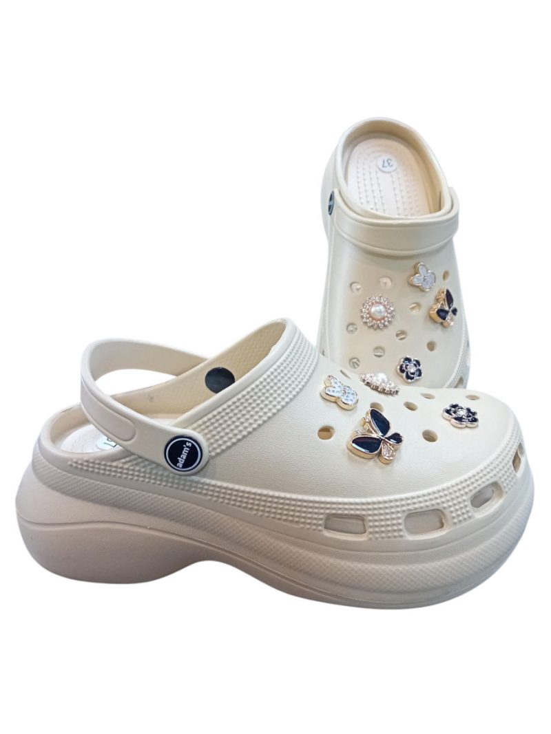 Γυναικεία Σαμπό Adam's 892-25180-27 ΜΠΕΖ - Image 3