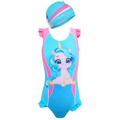Ολόσωμο μαγιό για Κορίτσια Unicorn  S22 Κ.ΑΑ2384  blue