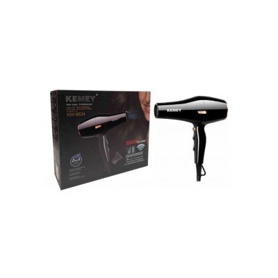Στεγνωτήρας Μαλλιών, 3500w, Σε Κουτί  K.KM-9834 Kemei Black
