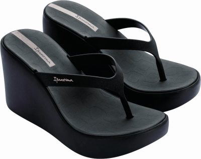 Ipanema Fashion Σαγιονάρες σε Μαύρο 780-25359-20-1[83626-BD950] black-grey