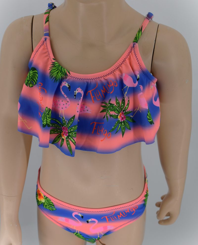Κοριτσίστικο μαγιό set Flamingo Modern Power Flower Y66620 Φούξια 2-14 Ετών - Image 3