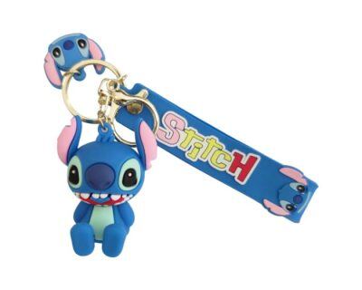 Μπρελόκ BEST FOR Lilo & Stitch 3D Rubber Keychain  - Sitting Stitch  κ.0000074963