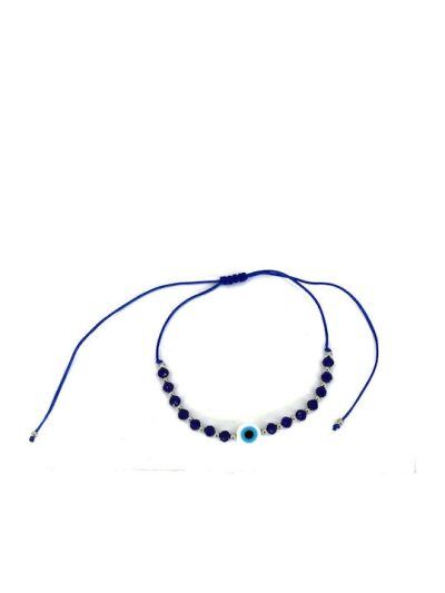 Γυναικεία Αλυσίδα Ποδιού με κορδόνι Blue  K.ANK22-004