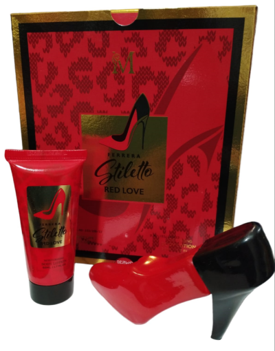 STILETTO RED LOVE ΔΩΡΟΚΟΥΤΙ 50 ml ΑΡΩΜΑ + ΚΡΕΜΑ ΣΩΜΑΤΟΣ