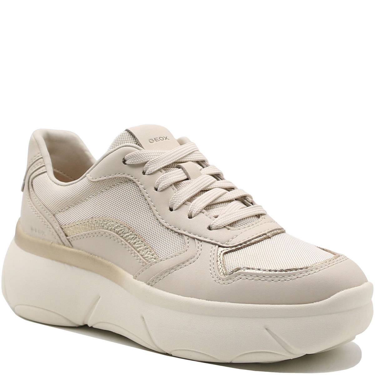 Geox Γυναικεία D Nebula 2.0  Sneakers Papyrus / Lt  D65NHA09BASC1S2L Gold - Image 3