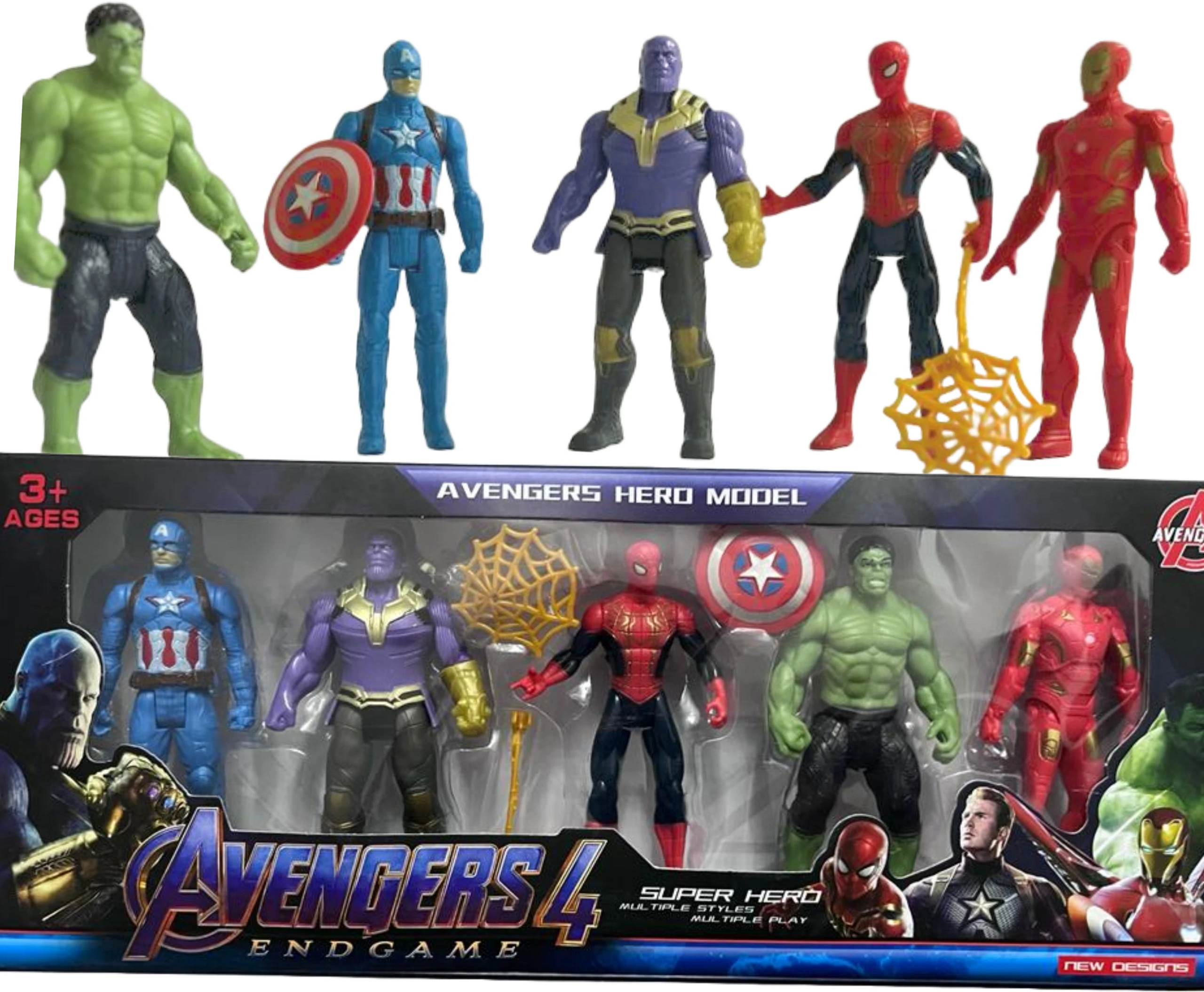 Φιγούρα Δράσης Titan Marvel Avengers για 4+ Ετών 15εκ MΕ Φως κ.TX-JI-B108
