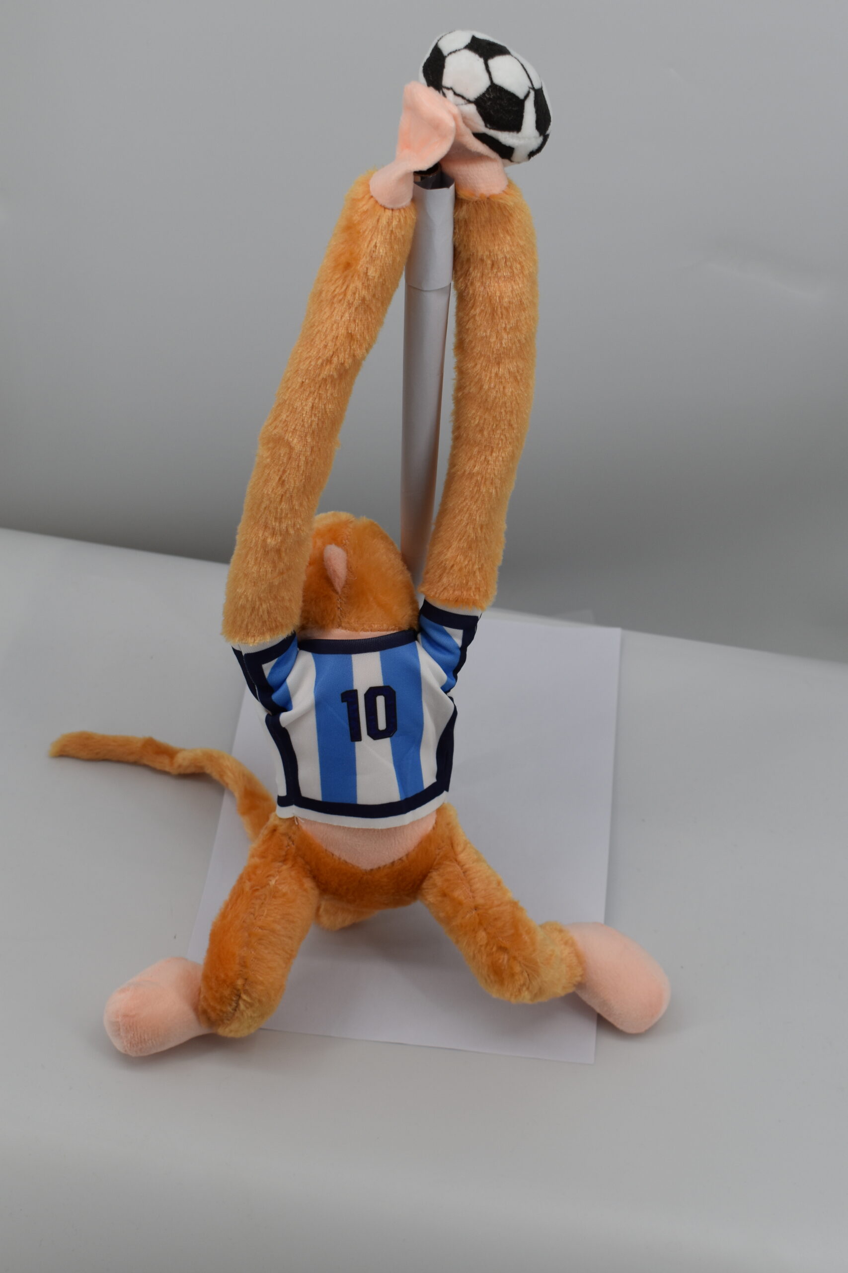 Λούτρινο Monkey Mascot με Ήχο 70 εκ.k.1539-361-3 beige - Image 3