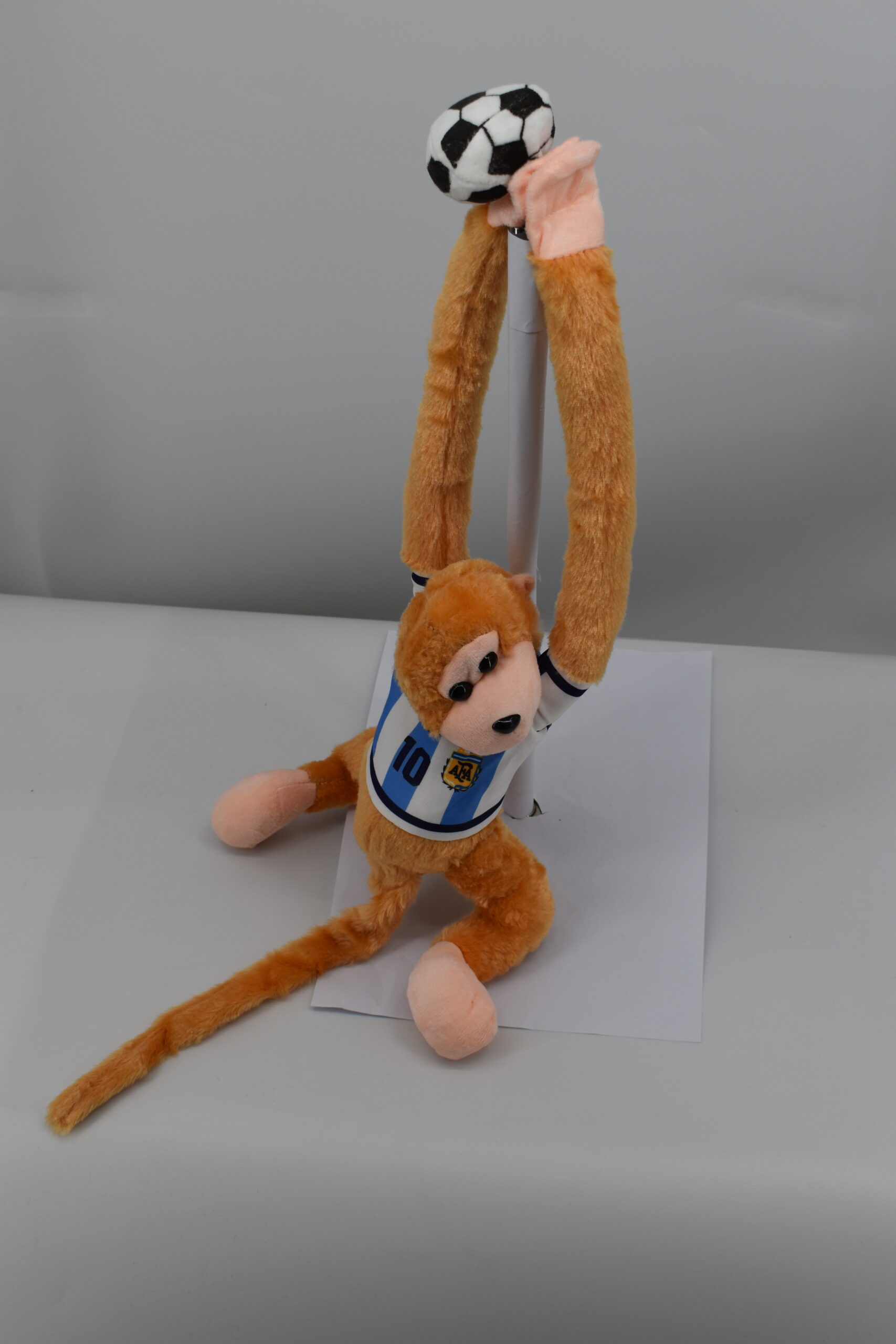Λούτρινο Monkey Mascot με Ήχο 70 εκ.k.1539-361-3 beige - Image 2