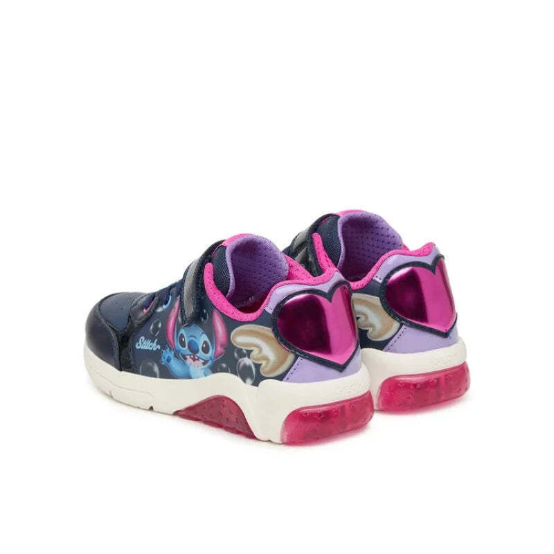 Geox SNEAKERS Girl με φωτάκια AW27 J66M4E 05402 C4268 Navy - Image 5