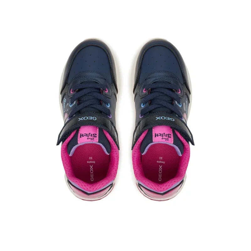 Geox SNEAKERS Girl με φωτάκια AW27 J66M4E 05402 C4268 Navy - Image 7