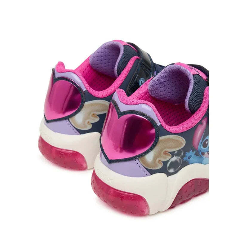 Geox SNEAKERS Girl με φωτάκια AW27 J66M4E 05402 C4268 Navy - Image 8