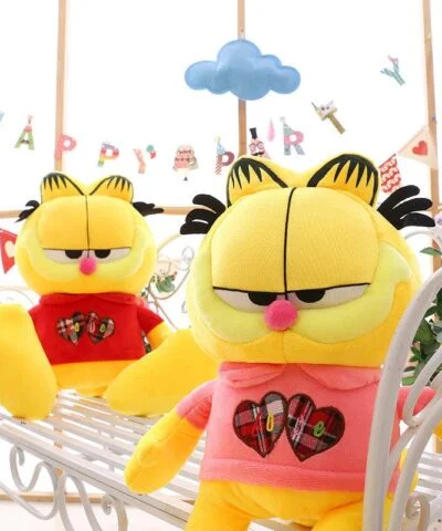 Λούτρινο Garfield με μπλουζάκι 60cm k.Μ/Δ - Image 5
