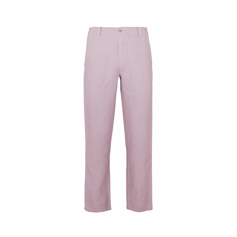 Ανδρικό Linen Pants Haris Cotton 100% col.paloma K.Pnt-0706